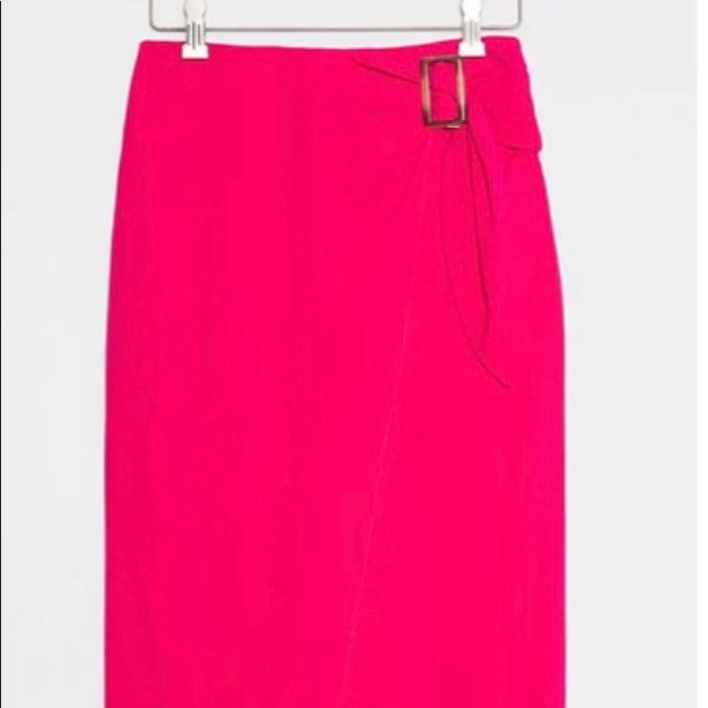 Anthropologie pink J.O.A skirt